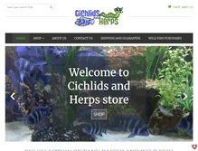 Tablet Screenshot of cichlidsandherps.net